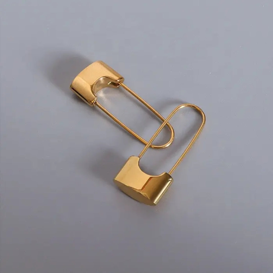 Edgy Lock Earrings