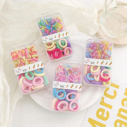 Baby Princess Hair Clips and Small Rubber (Pack of 1)