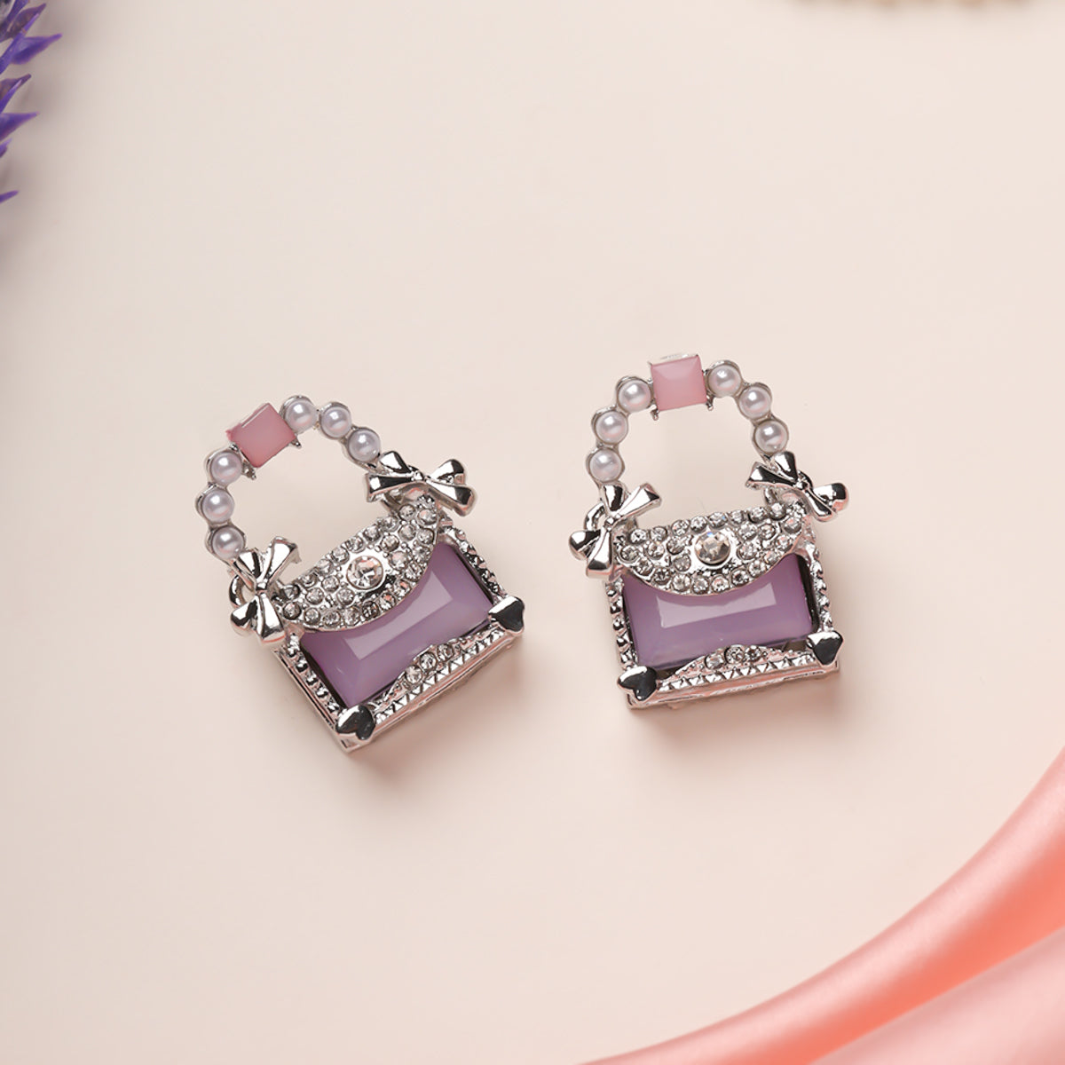 Tiny Tote Dangles Earrings