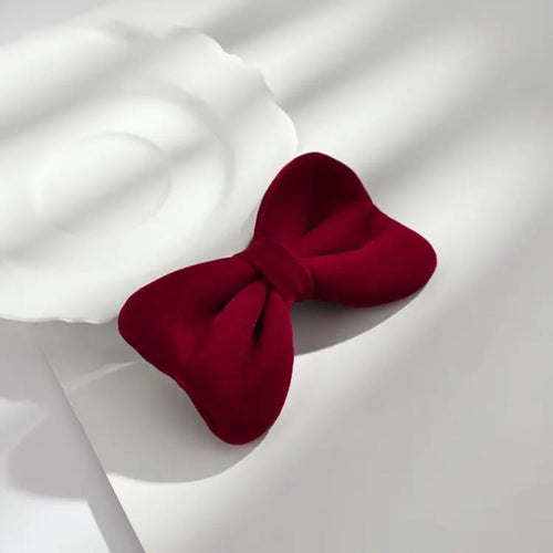 Ruby Bow Hair Clip