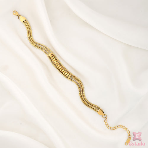 Gilded Grace Chain Bracelet
