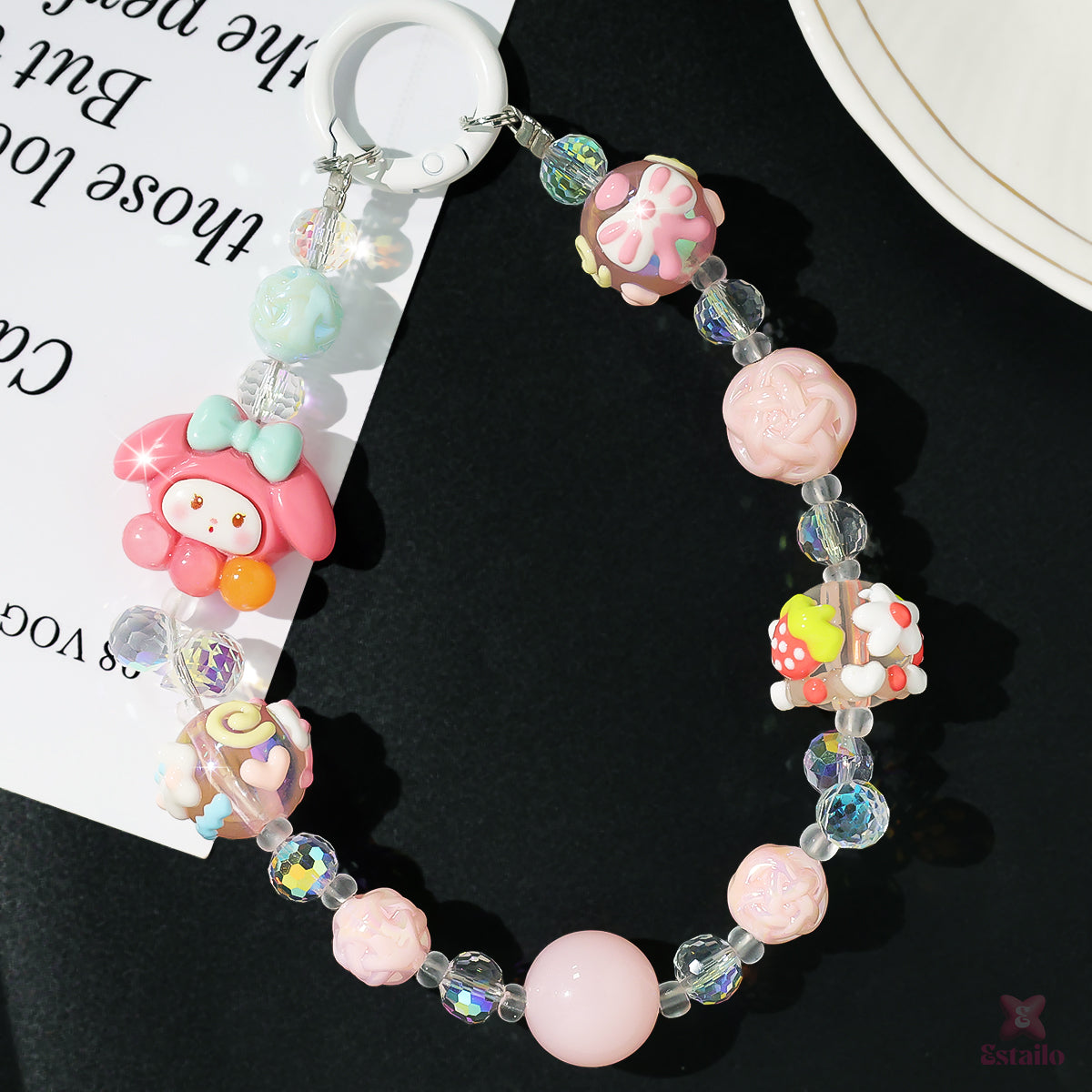 Peachy Paw Phone Charm