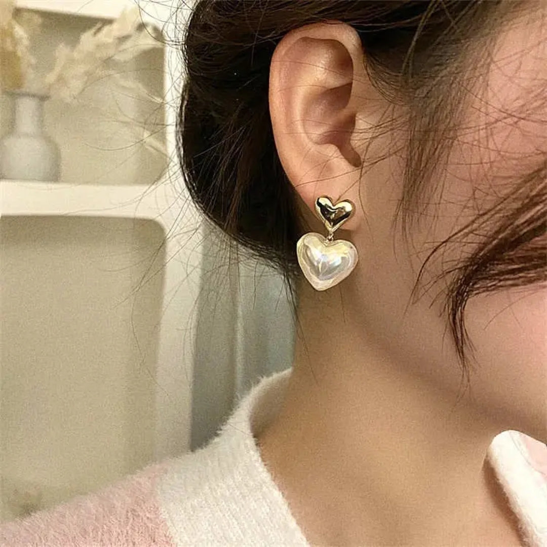 Iridescent Love Drops Earrings