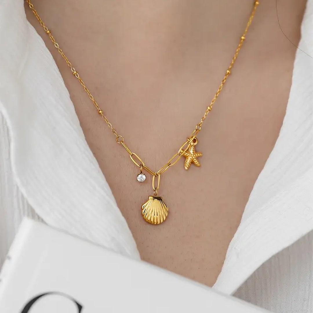 Golden Coast Glam Necklace