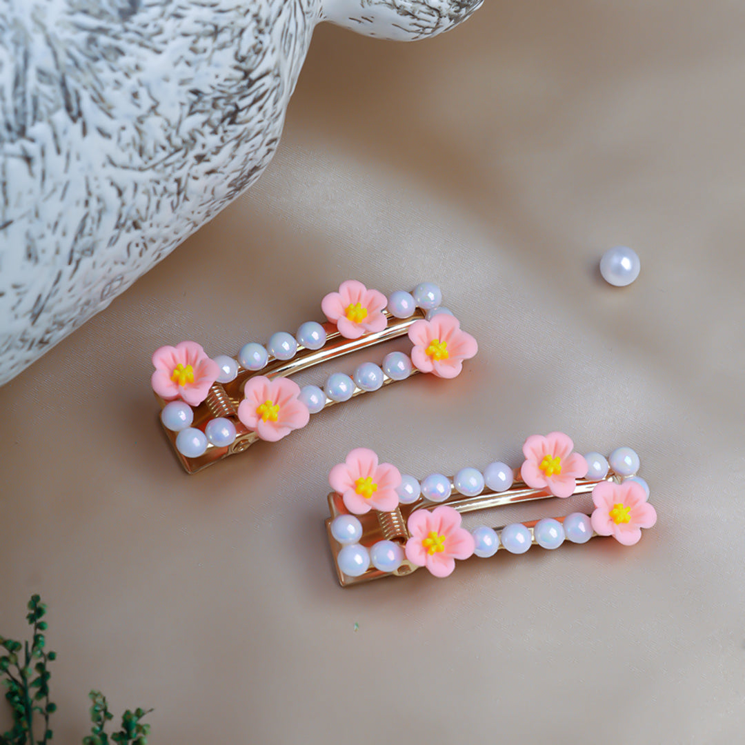 Color Daisy Hair Clip (pack of 2)