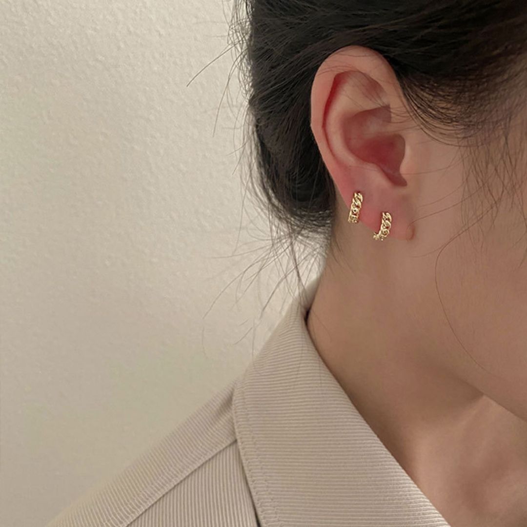 Honey-Glaze Chains Earrings