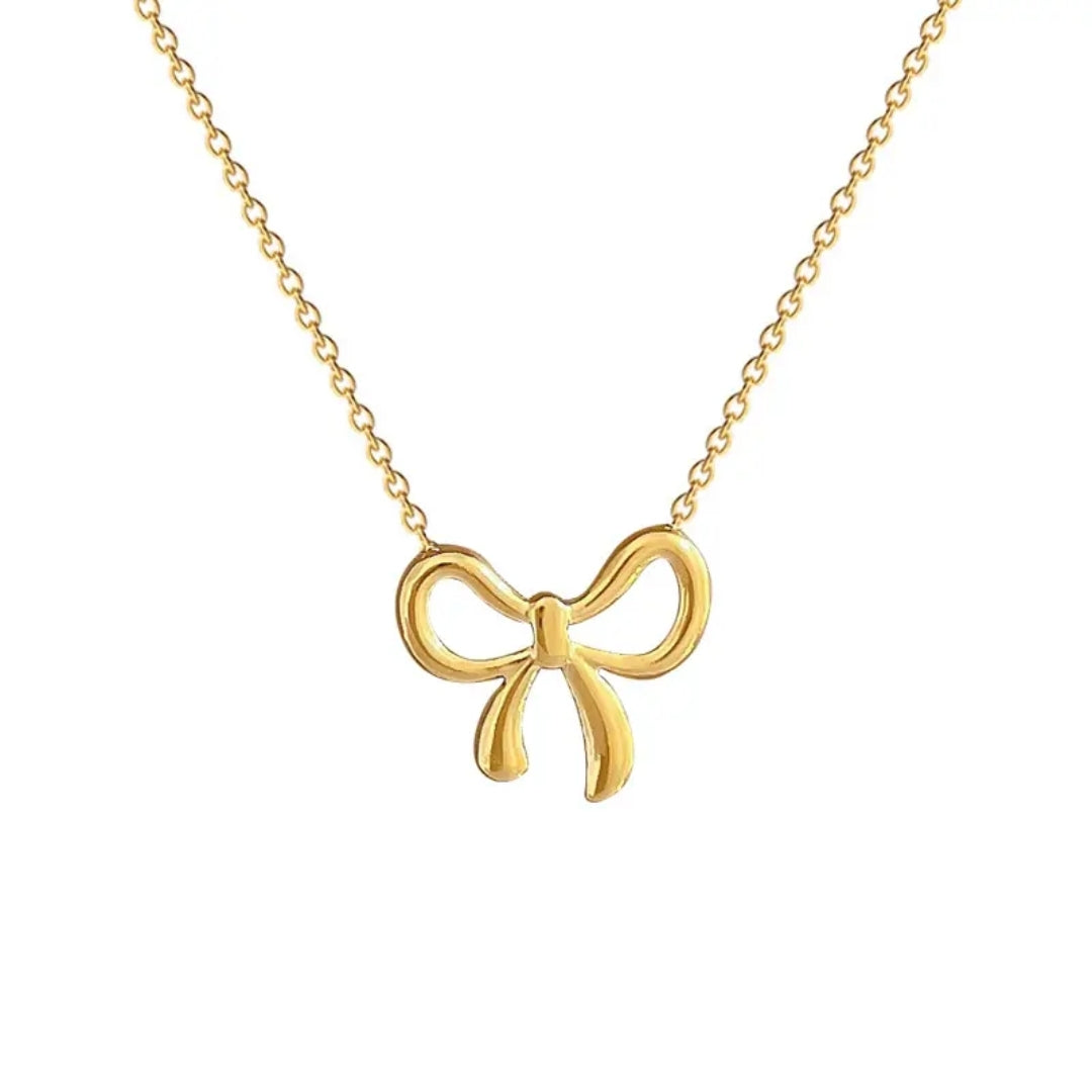 Lover's Knot Bow Necklace