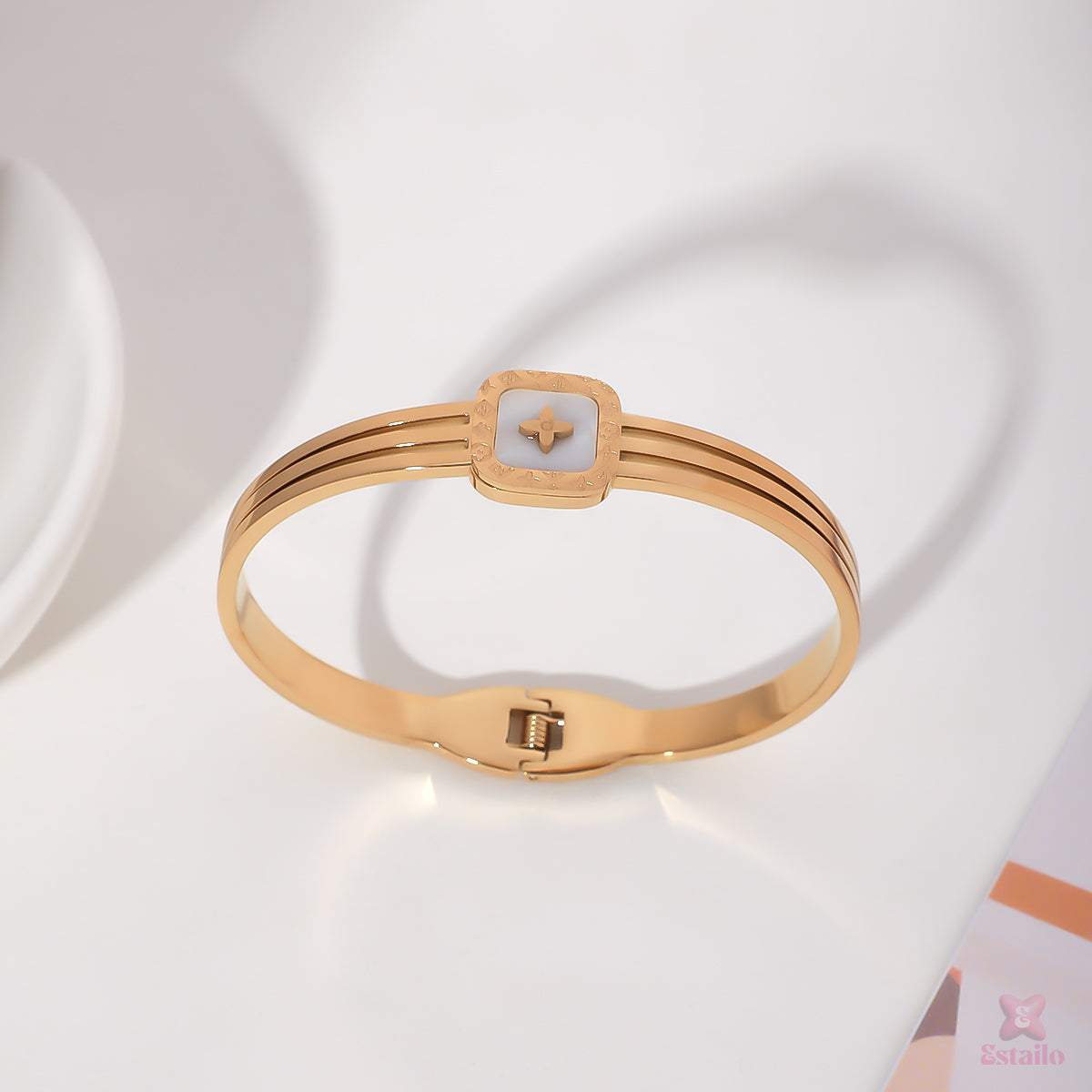 Gleaming Grid Bracelet