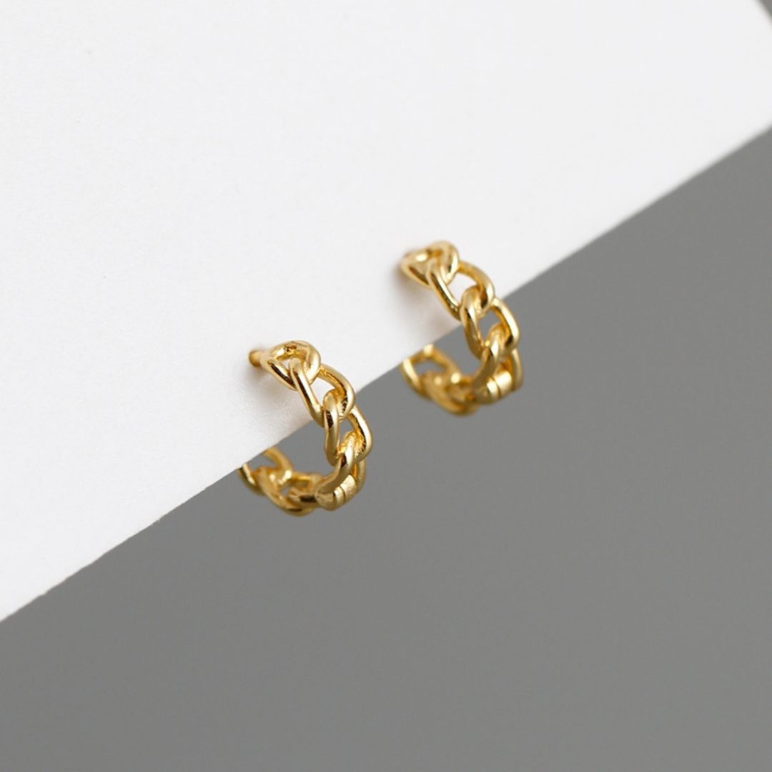 Honey-Glaze Chains Earrings
