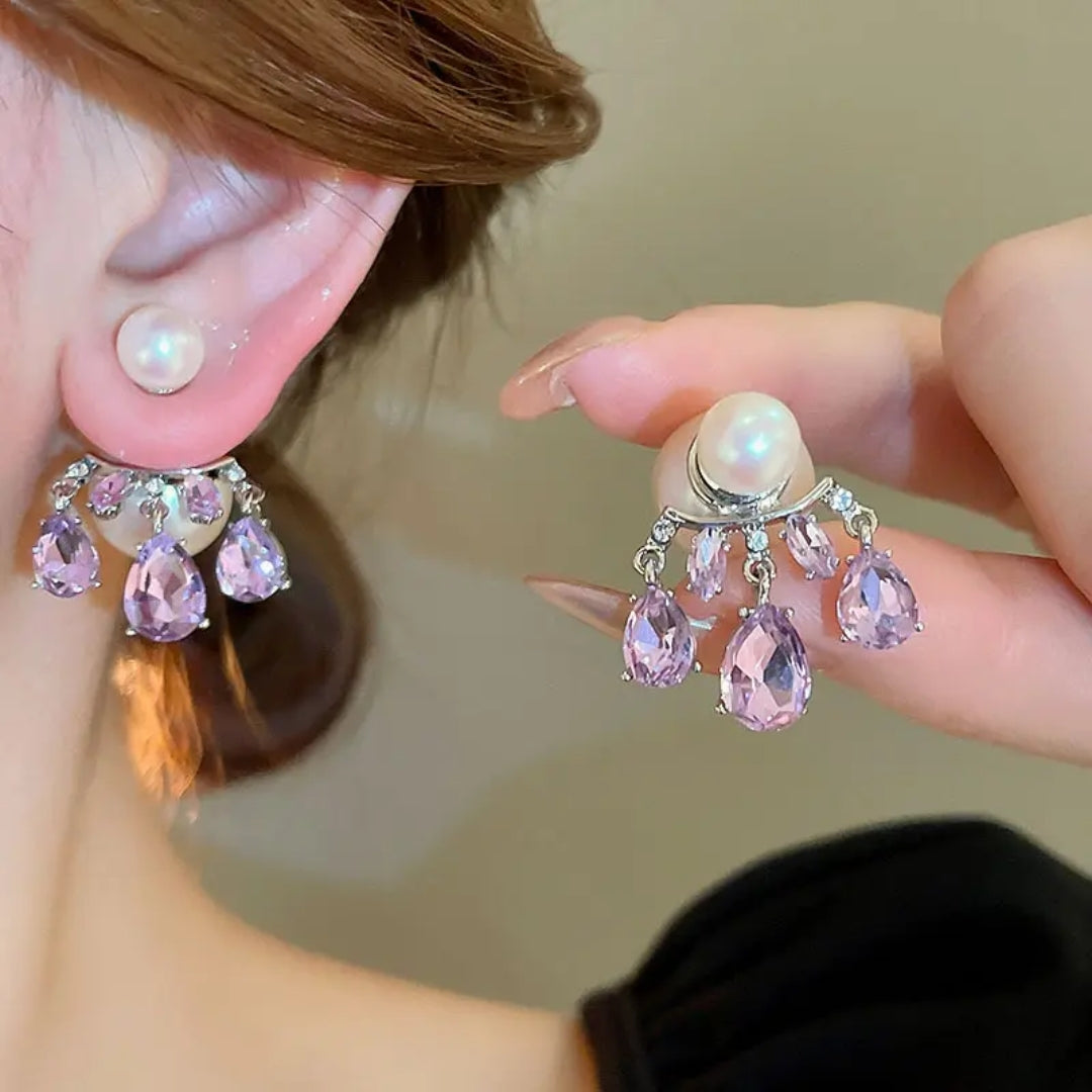 Amethyst Rain Earrings
