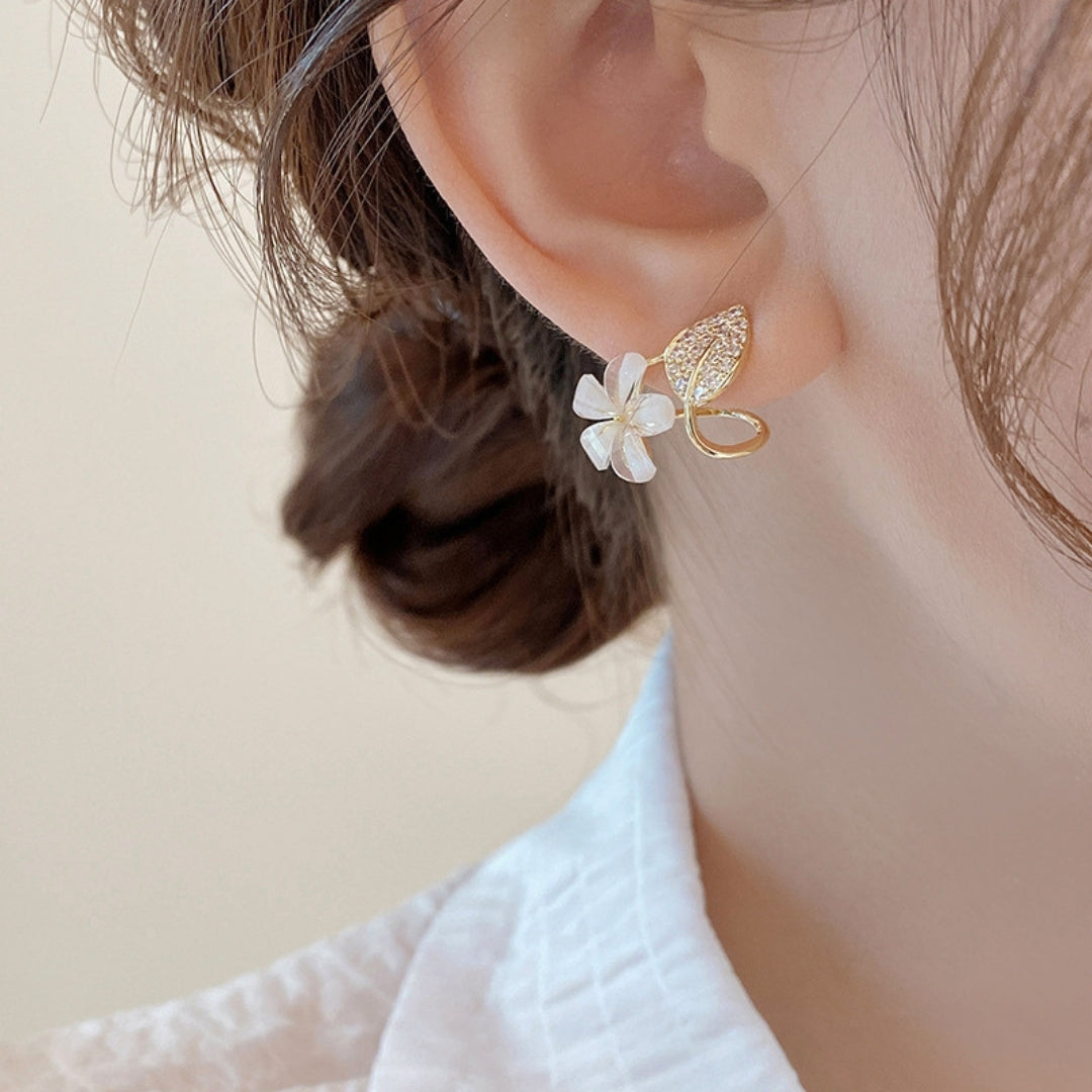 Elysian Leaf & Bloom Earrings
