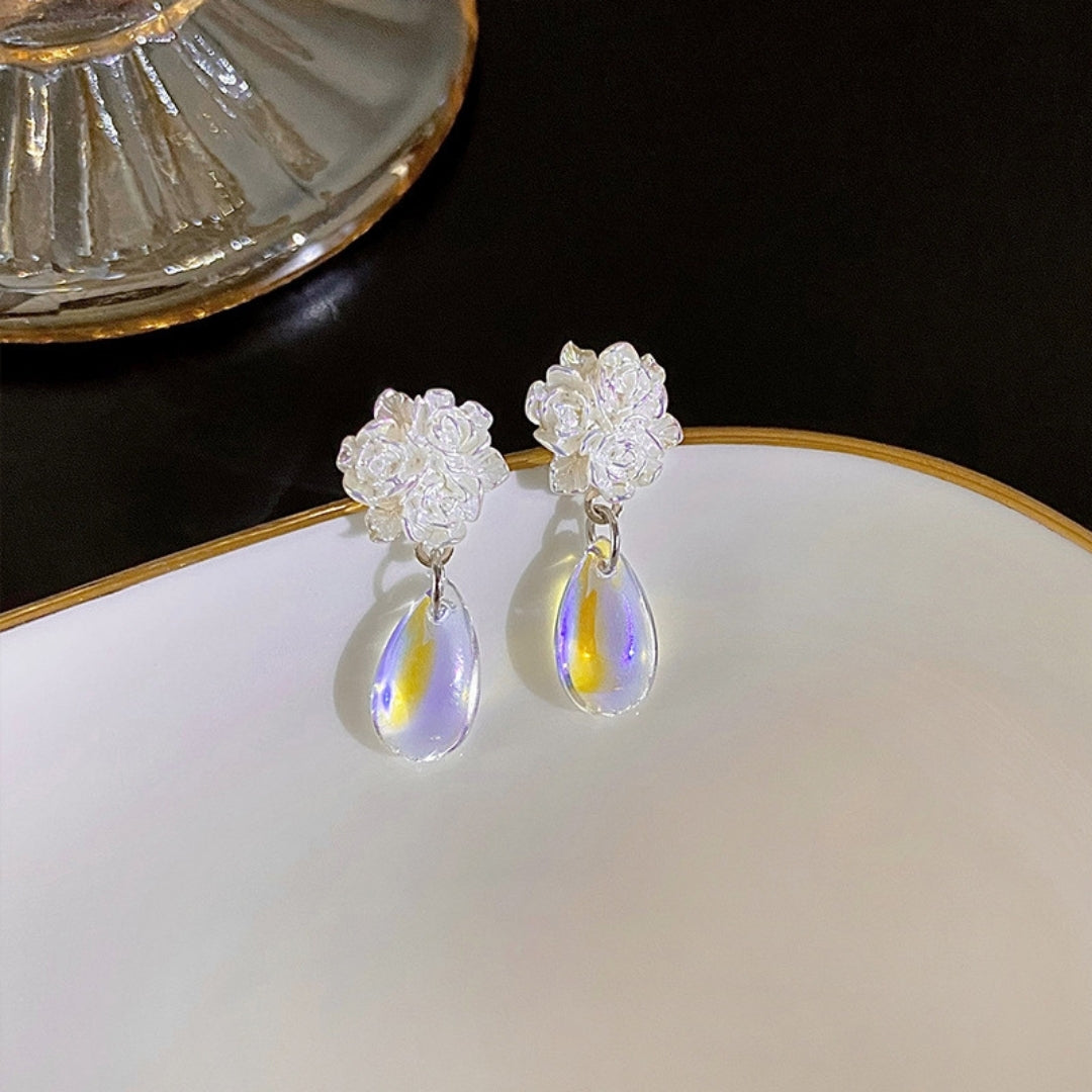 Iridescent Blossom Earrings