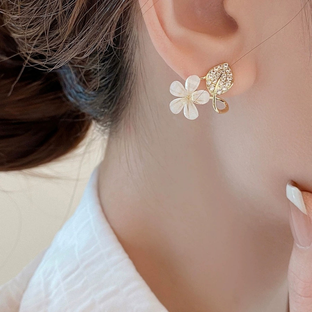 Elysian Leaf & Bloom Earrings