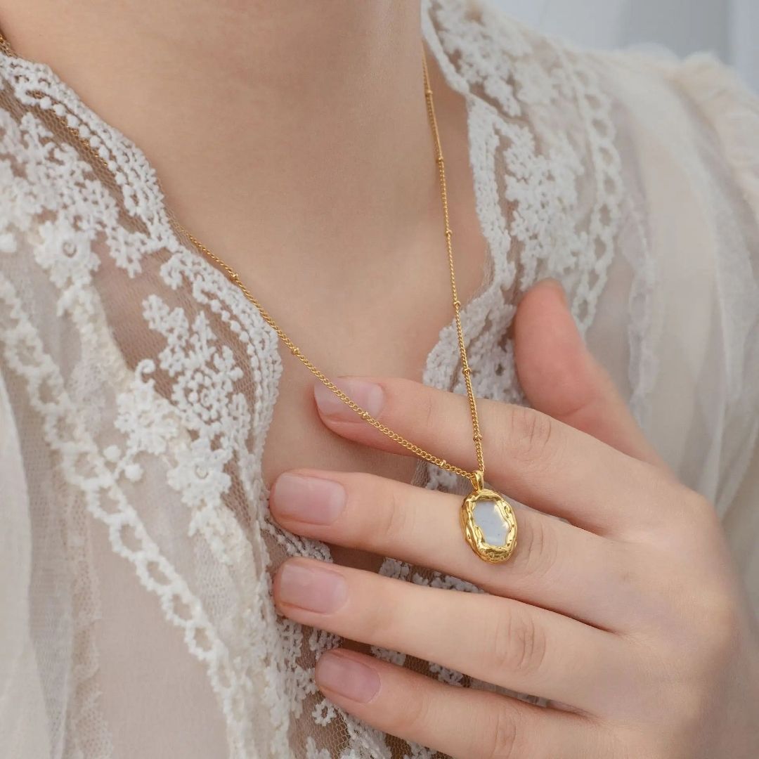 Opal Beam Necklace
