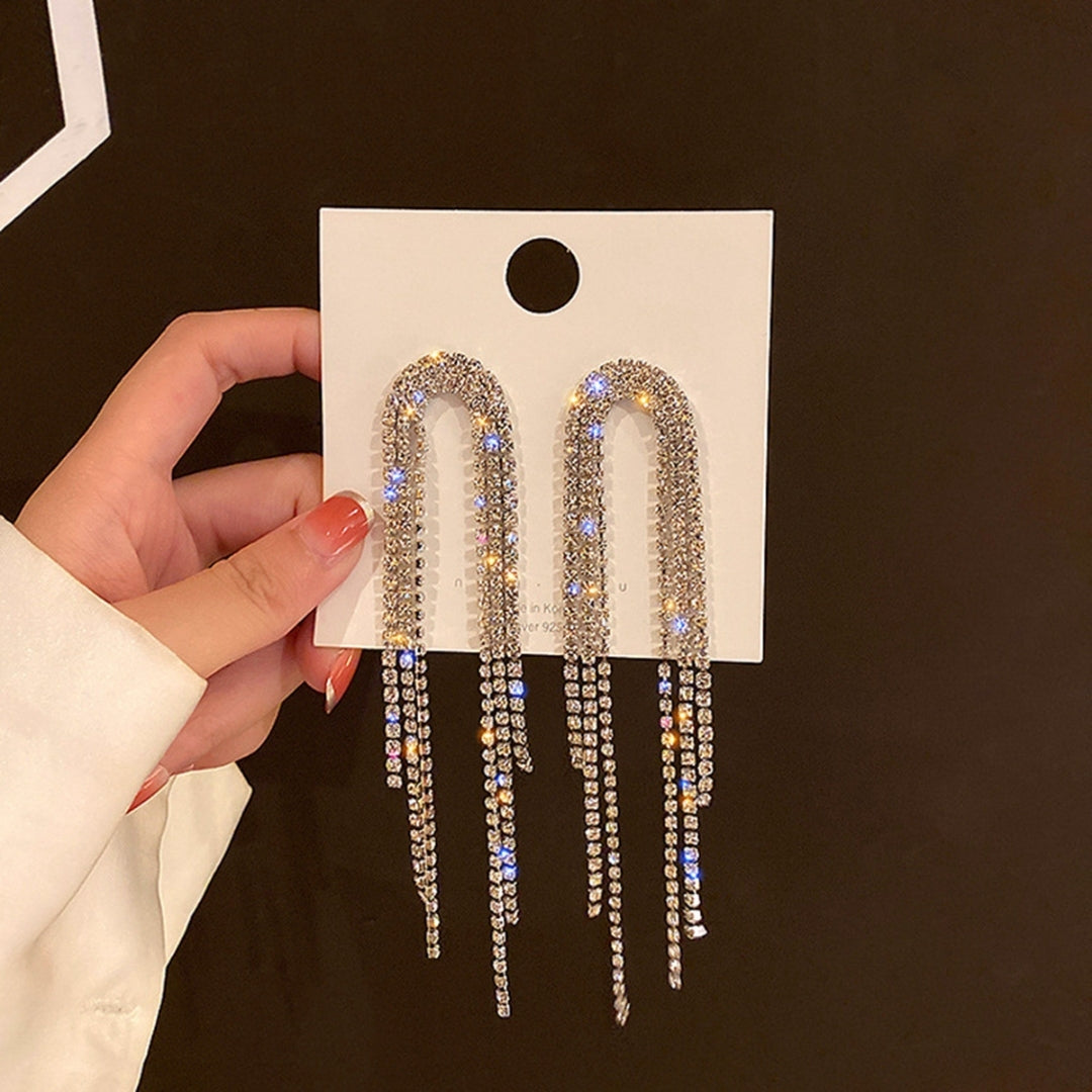 Rhinestone Drop Earrings