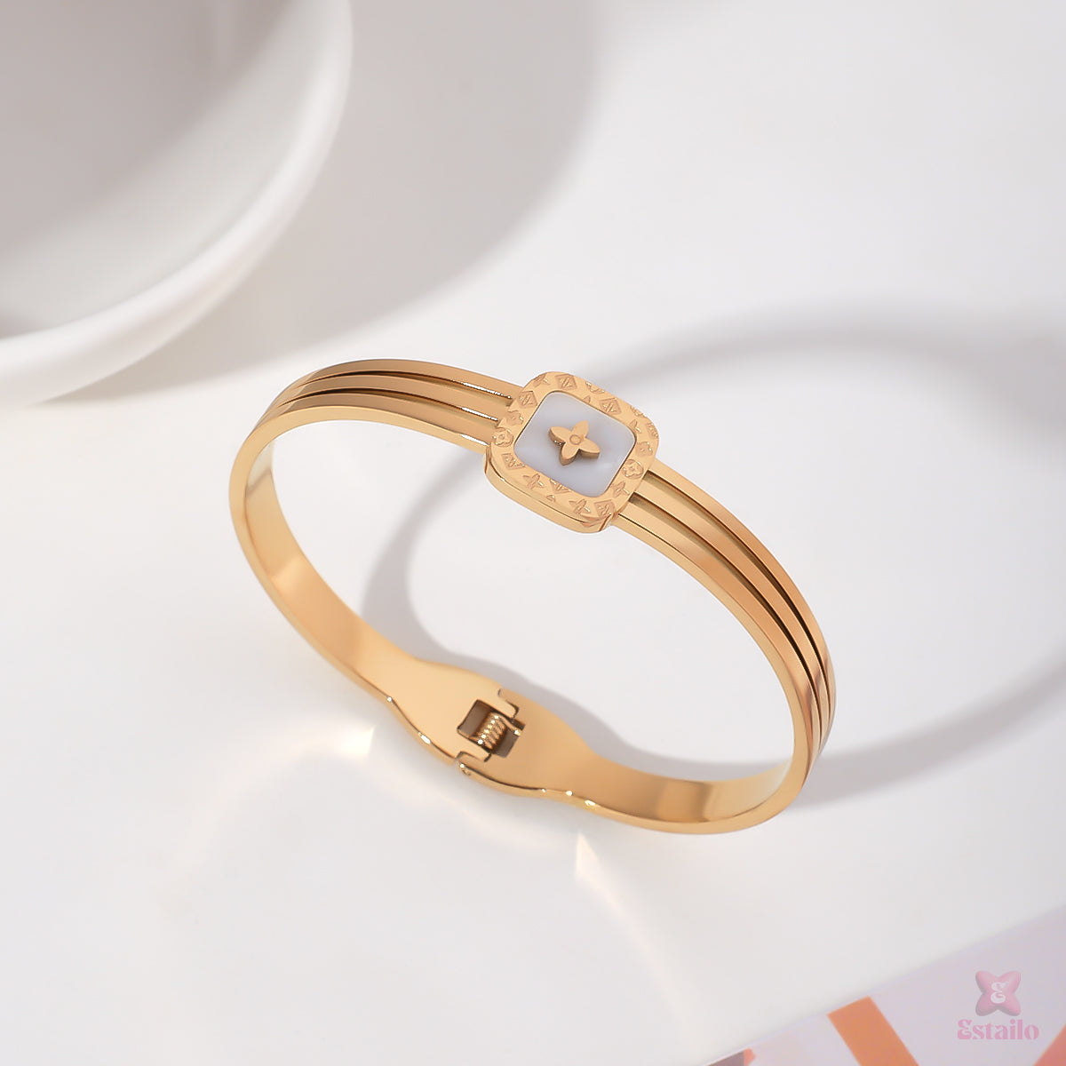 Gleaming Grid Bracelet
