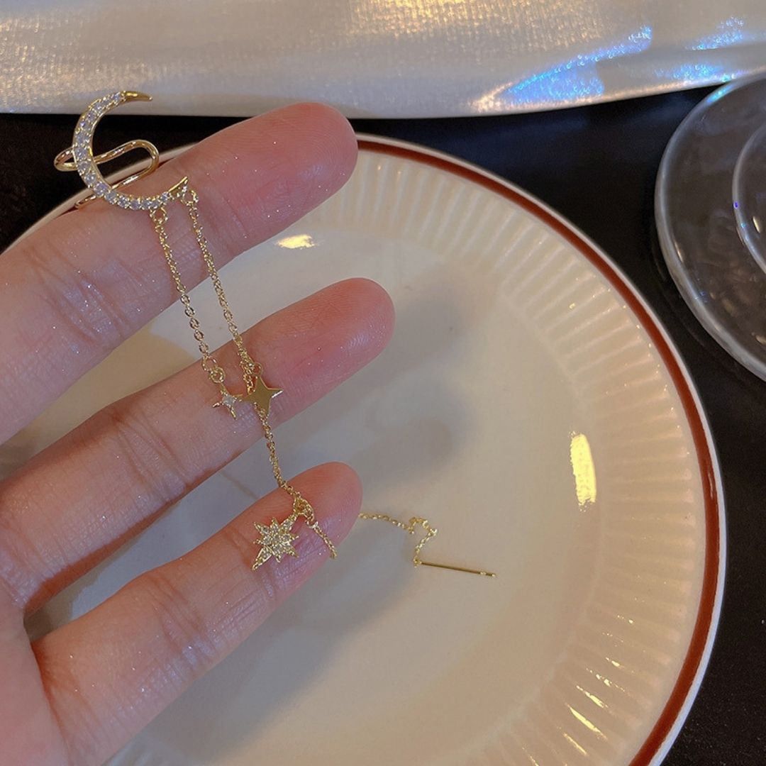 Celestial Cascade Earrcuff (single ear)