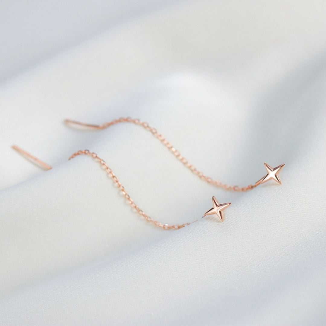 Starfall Ear Threads Earrings