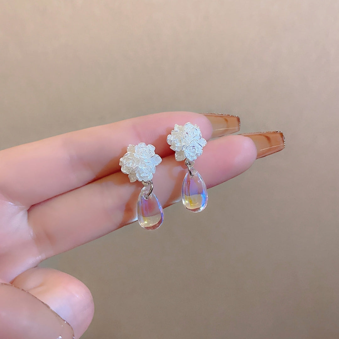 Iridescent Blossom Earrings