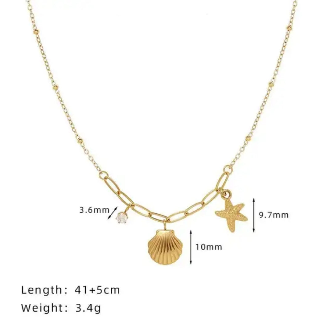 Golden Coast Glam Necklace