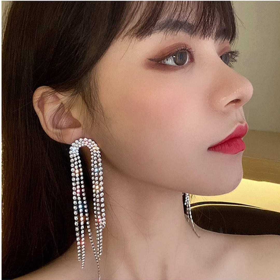 Rhinestone Drop Earrings