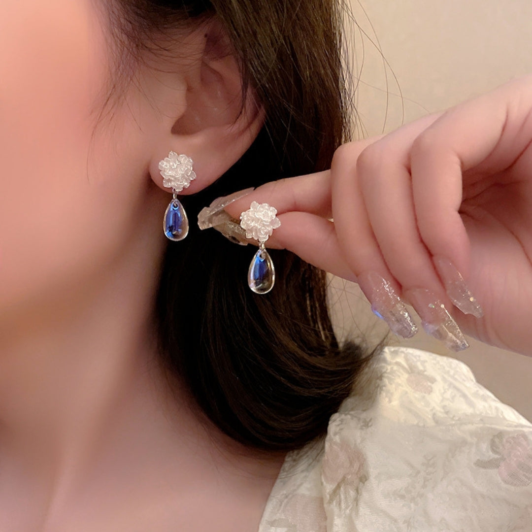 Iridescent Blossom Earrings