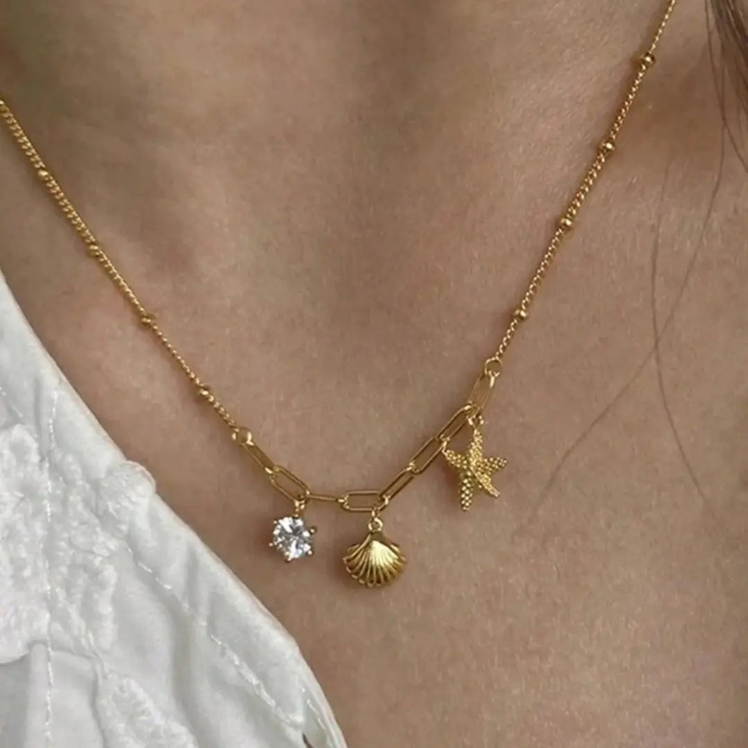 Golden Coast Glam Necklace