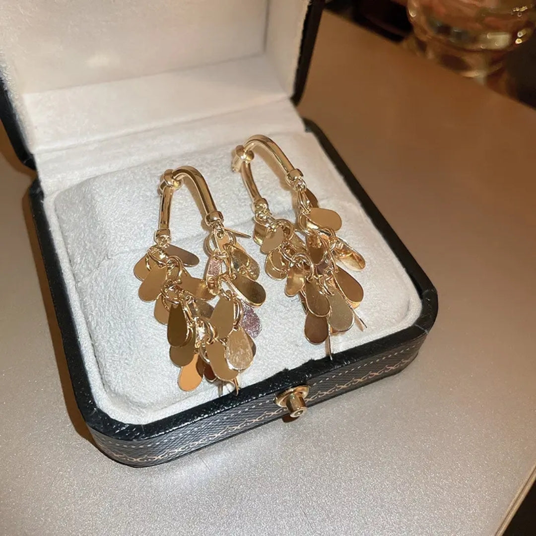 Illusion Fringe Drops Earrings