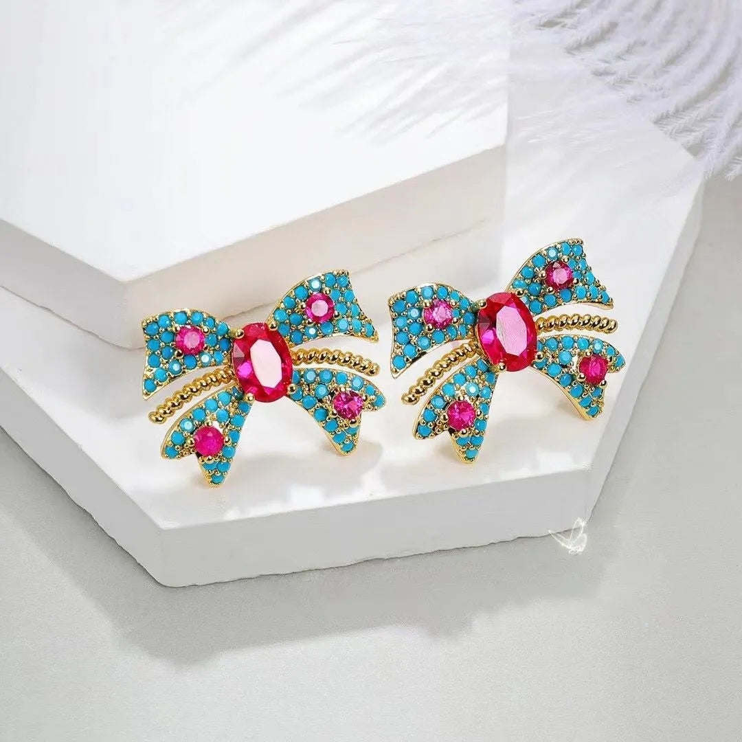Cinderella Sparkle Studs Earrings