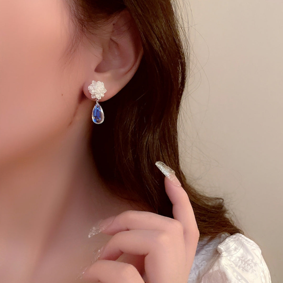 Iridescent Blossom Earrings