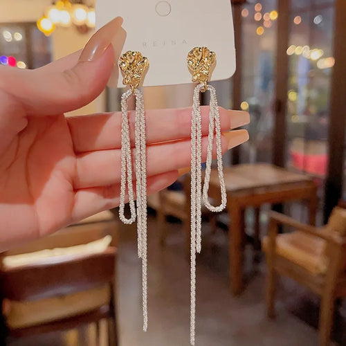 Silver Strand Brilliance Earrings