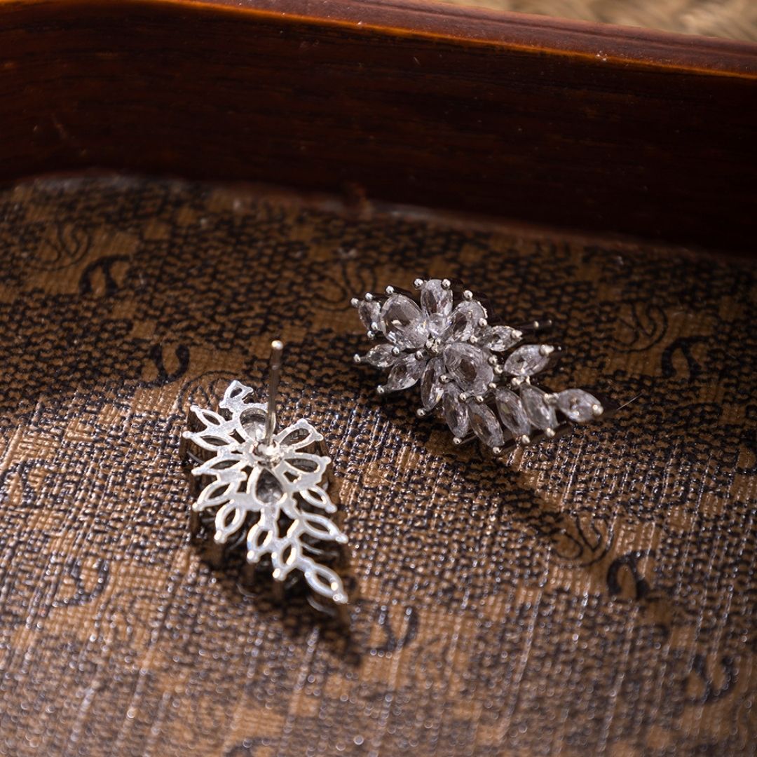 Sterling Blossom Tiers Earrings