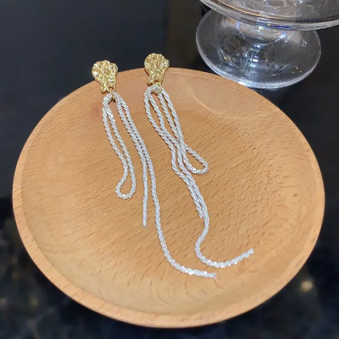 Silver Strand Brilliance Earrings