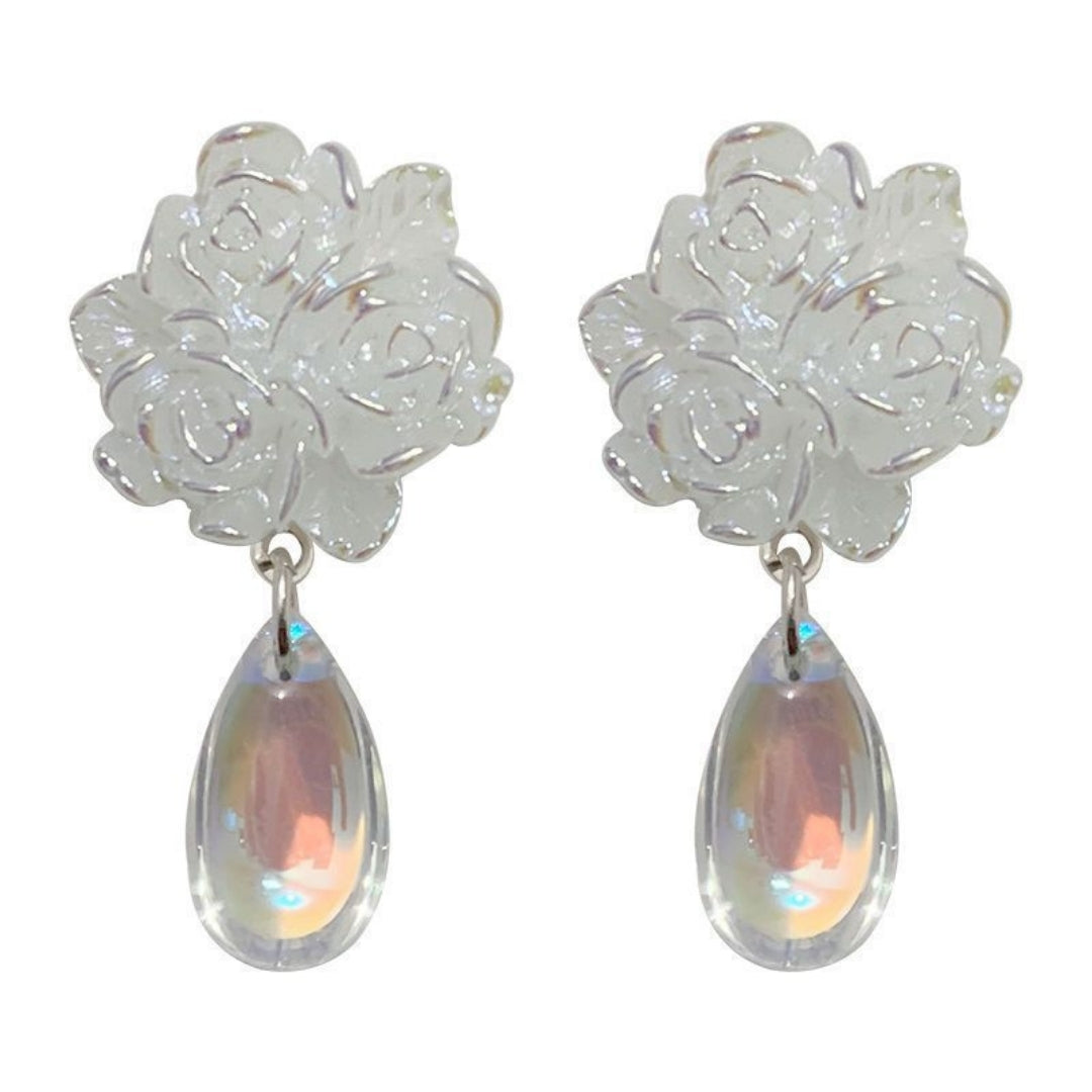 Iridescent Blossom Earrings
