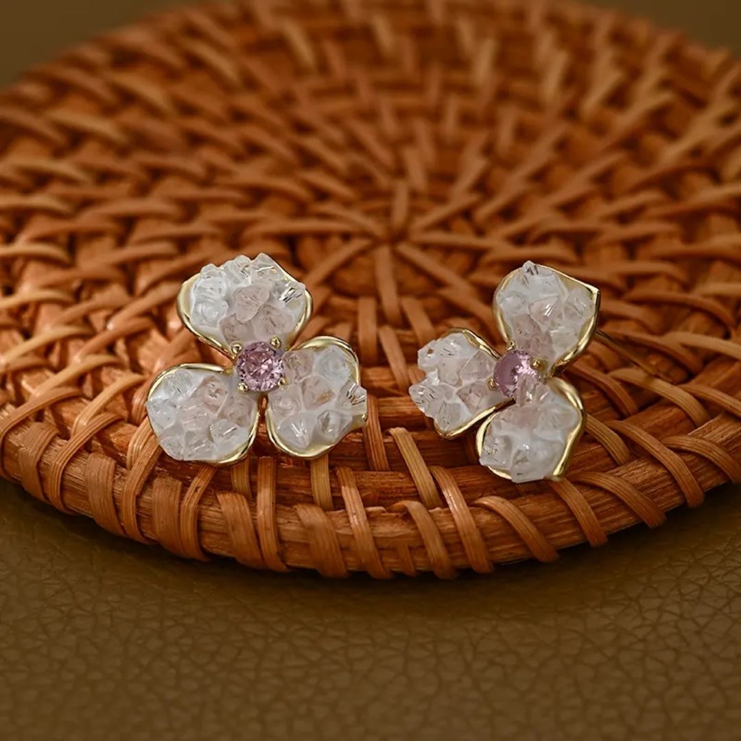 Radiant Flower Studs Earring