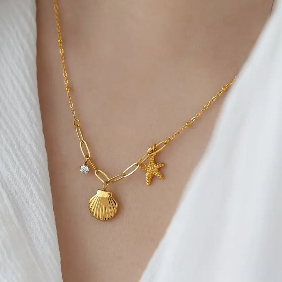 Golden Coast Glam Necklace