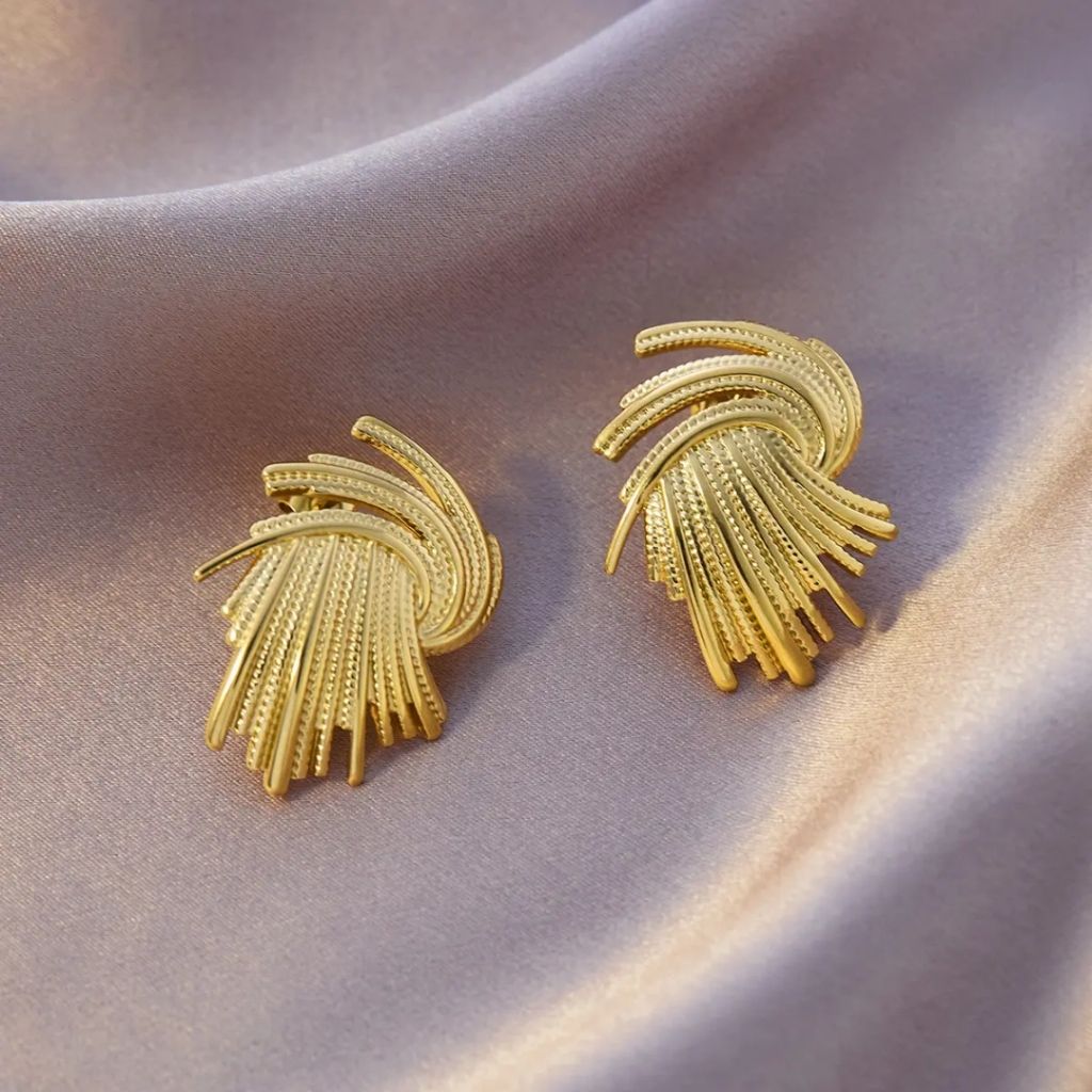 Golden Quill Earrings