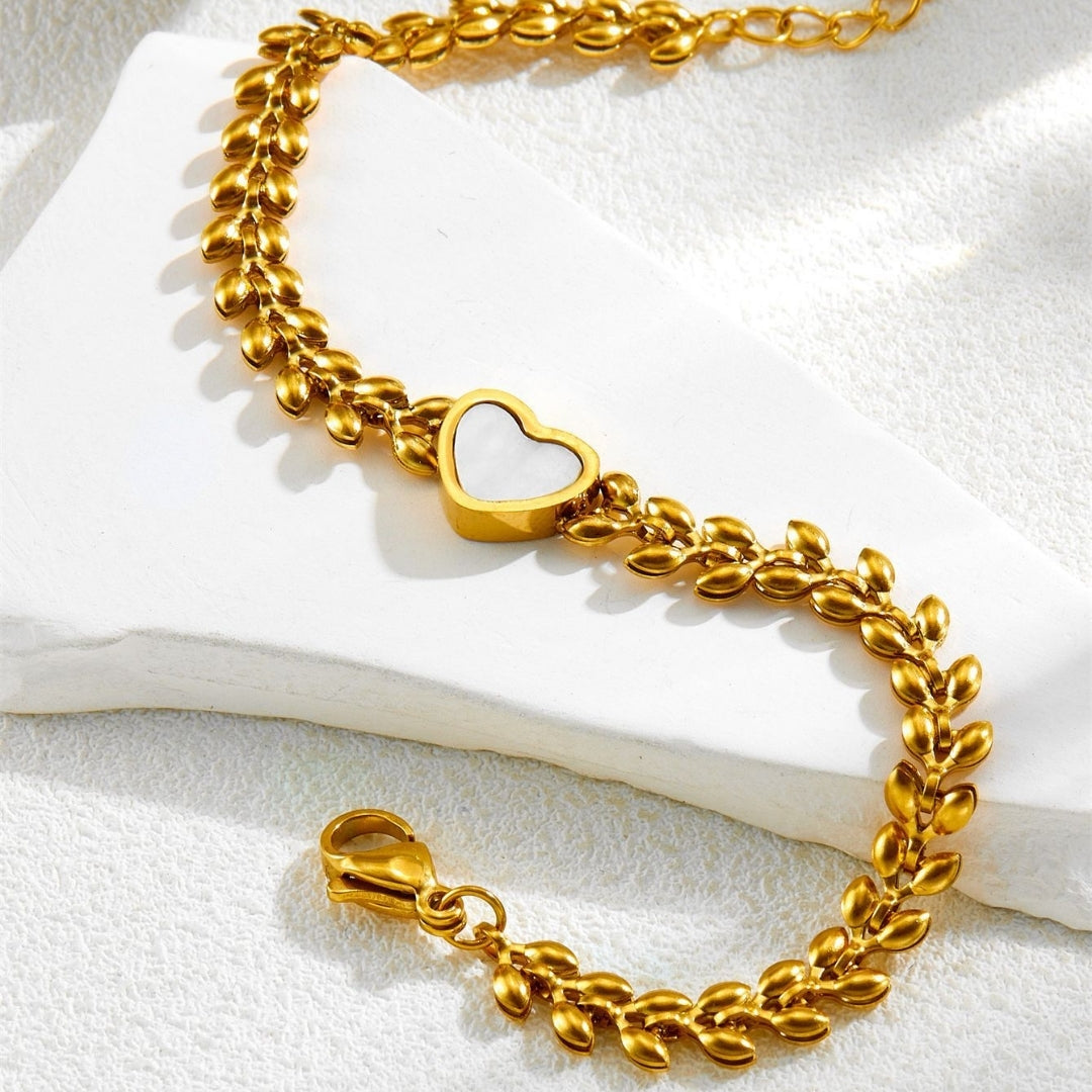 Sacred Heart Foliage Bracelet