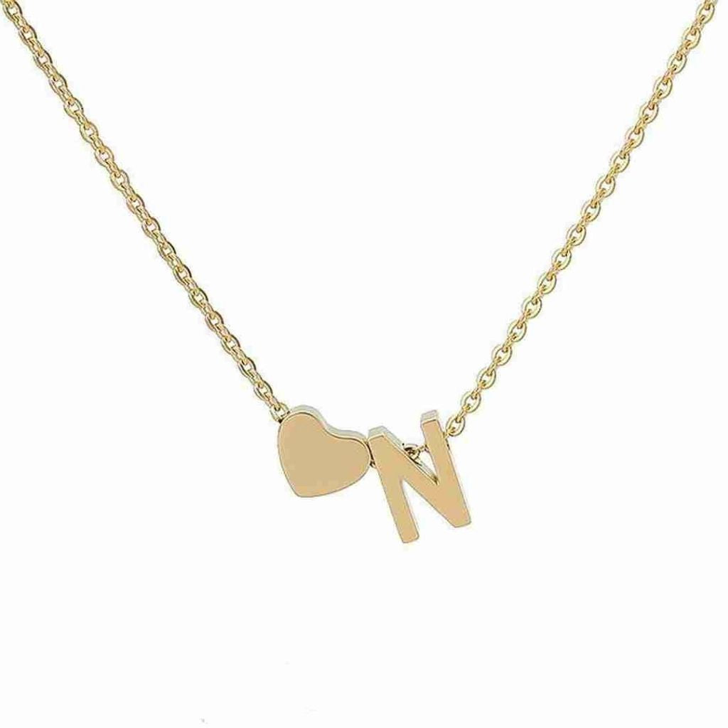 N Heart Neckpiece
