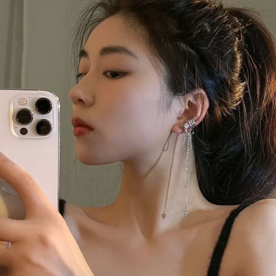 Dazzling Drape Earrings