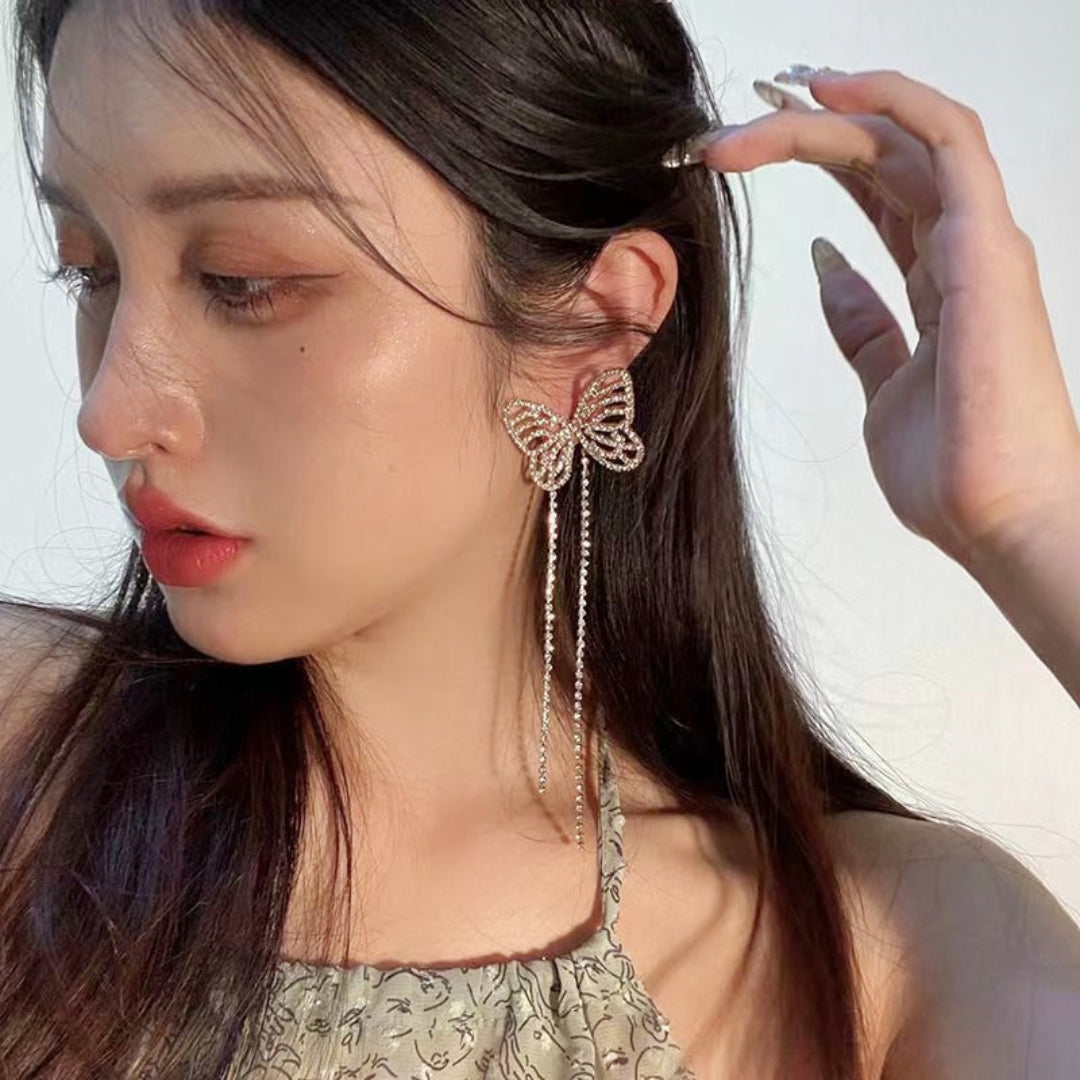 Sparkle Wing Cascades Earring