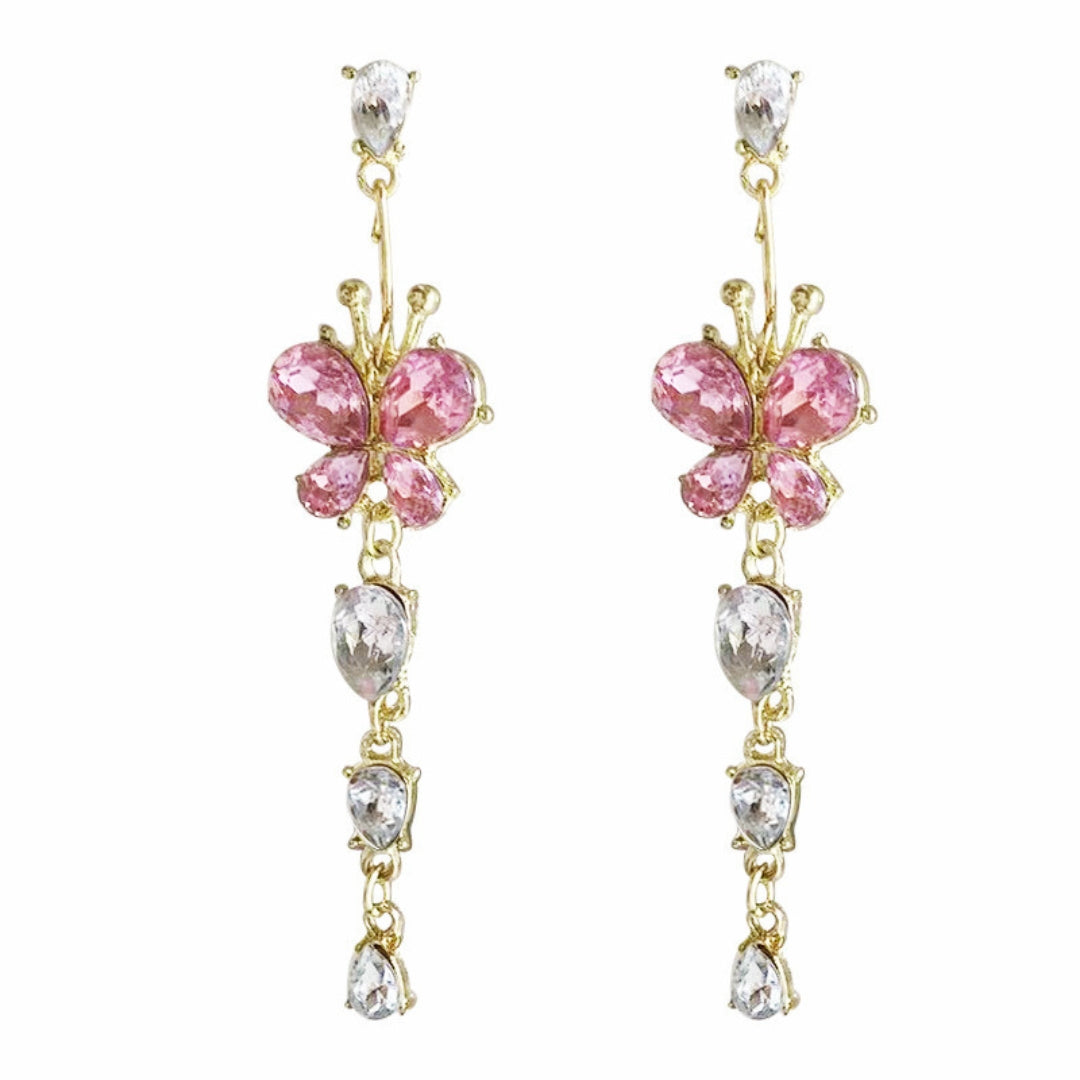 Fairytale Flutter Crystal Earrings