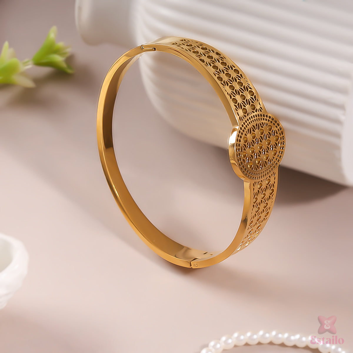 Golden Gilded Elegance Bracelet