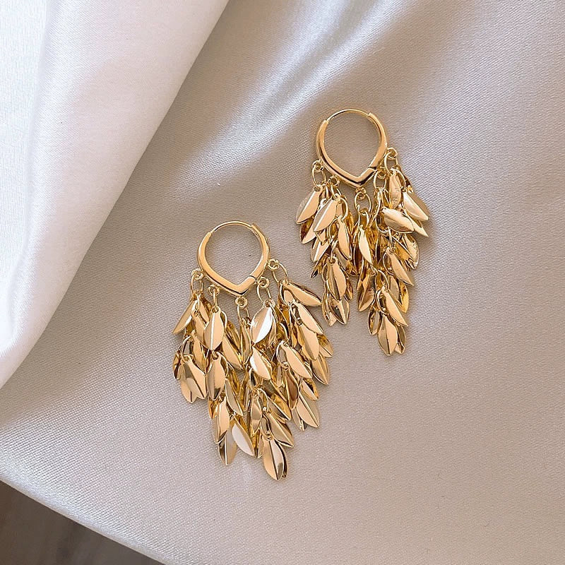 Laurel Cascade Hoops Earring