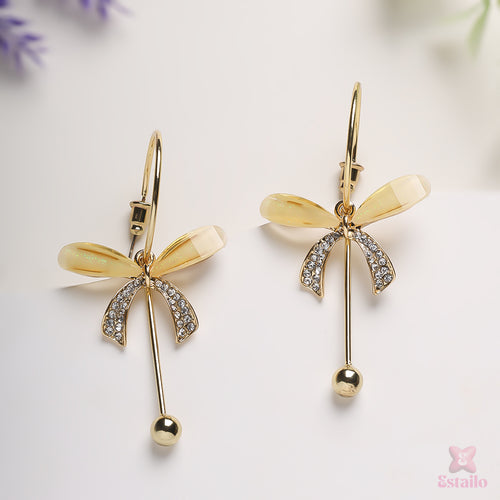 Crystal Falls Dangler Earrings