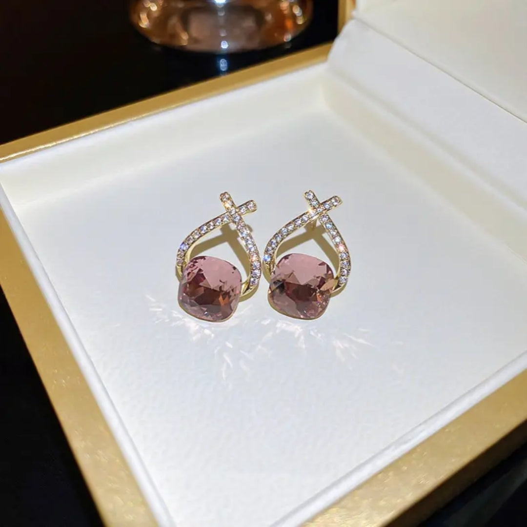 Rose Radiance Drops Earrings