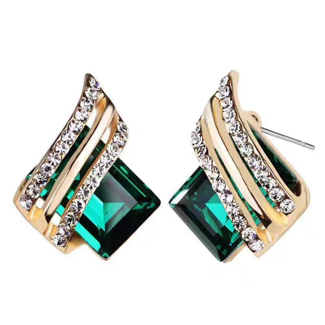 Emerald Allure Earrings