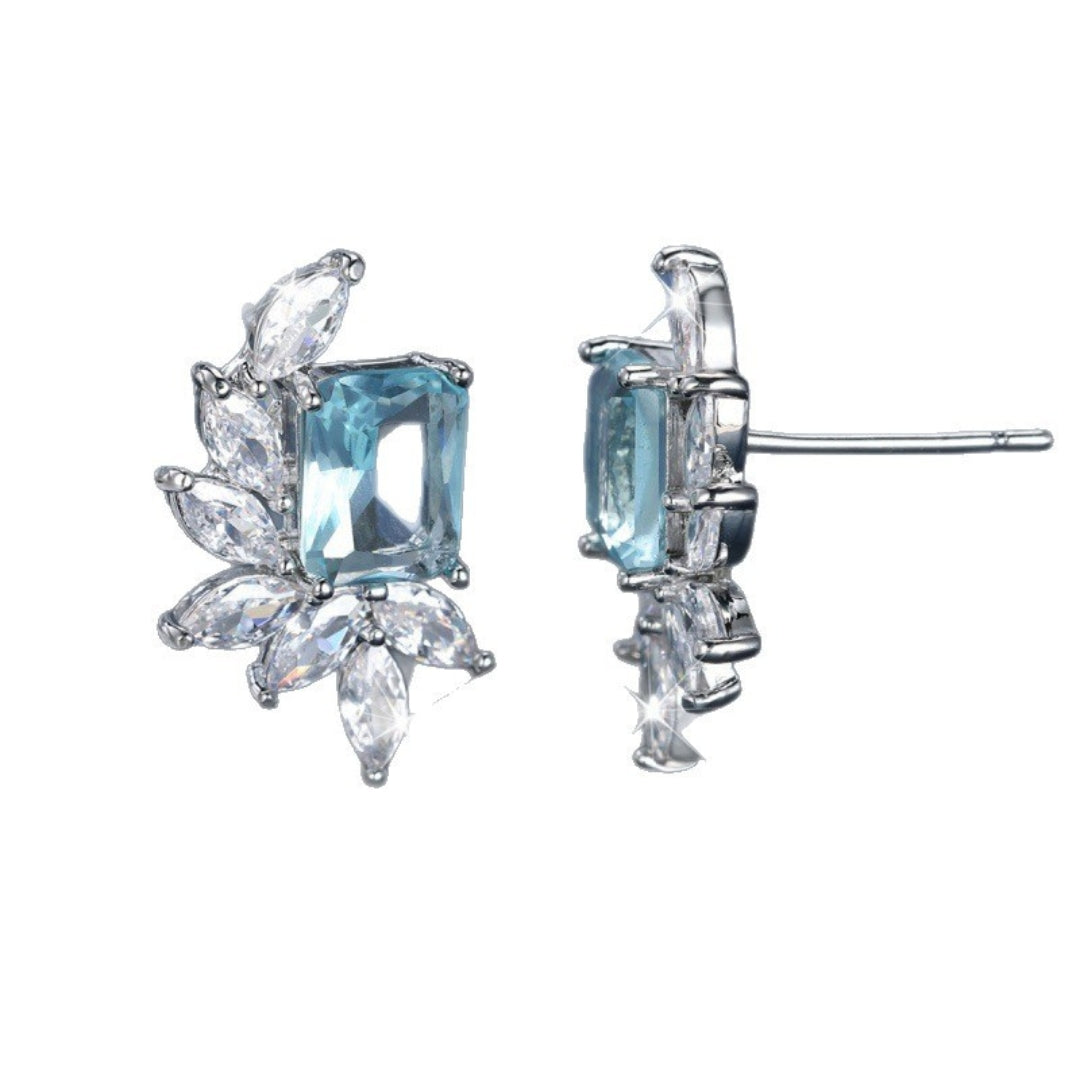 Elysian Aquamarine Glamour Earrings