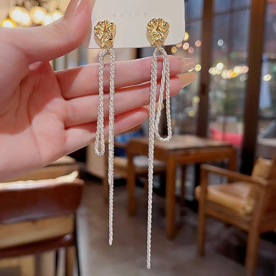 Silver Strand Brilliance Earrings