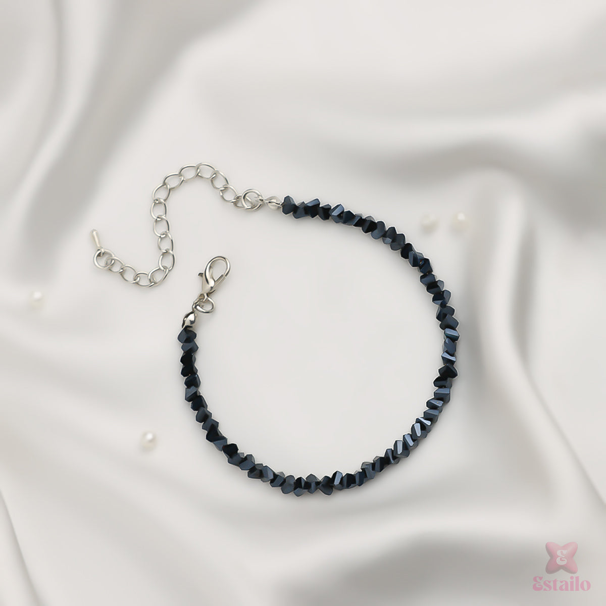 Midnight Pebble Bracelet